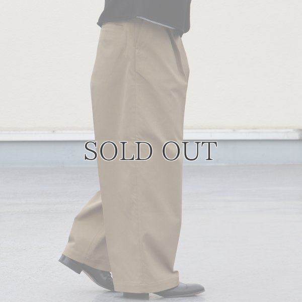 画像9: CAVE カツラギ 1タックワイドパンツ / Audience