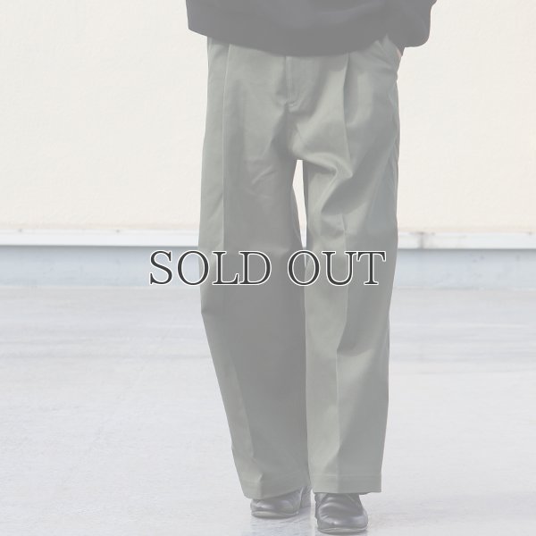 画像4: CAVE カツラギ 1タックワイドパンツ / Audience