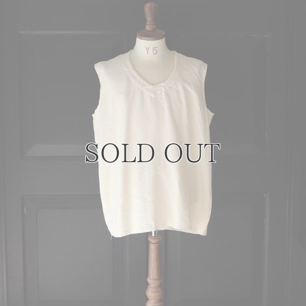 画像8: DEAD STOCK / French army 50s Linen Vest(フランス軍 50年代 リネンベスト)