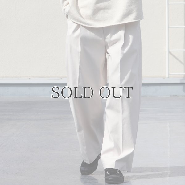 画像4: CAVE カツラギ 1タックワイドパンツ / Audience