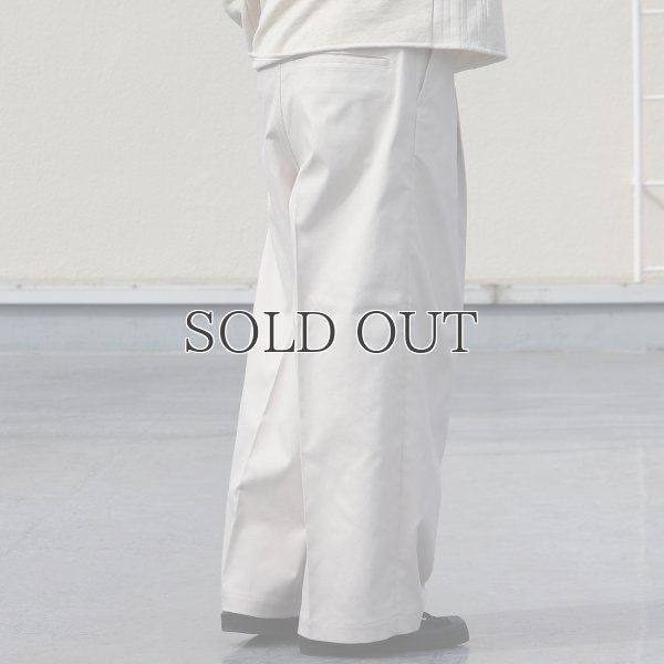 画像6: CAVE カツラギ 1タックワイドパンツ / Audience