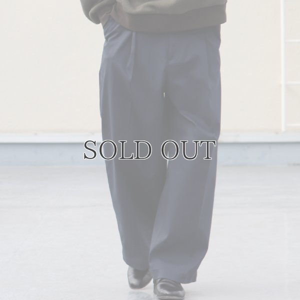 画像3: CAVE カツラギ 1タックワイドパンツ / Audience