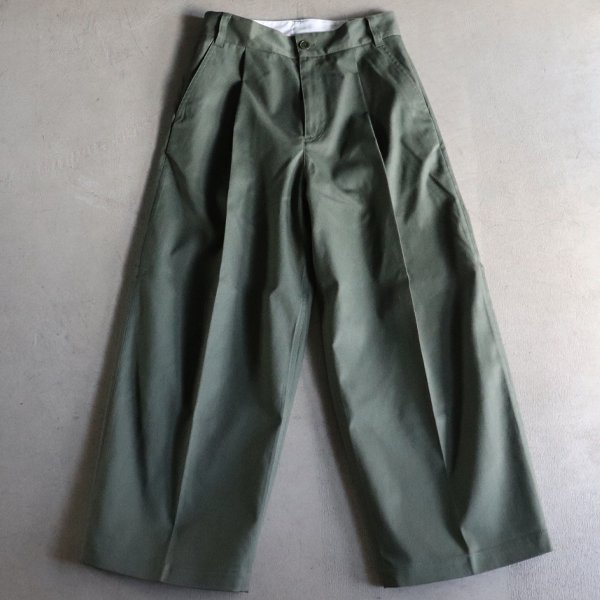 画像9: CAVE カツラギ 1タックワイドパンツ / Audience