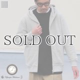 30/8 吊り裏毛 スタンド フードZIPパーカー【MADE IN JAPAN】【送料無料】『日本製』 / Upscape Audience
