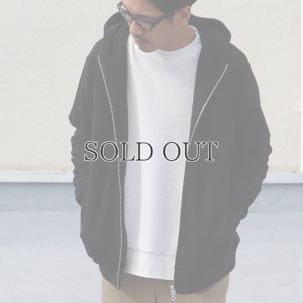 画像3: 30/8 吊り裏毛 スタンド フードZIPパーカー【MADE IN JAPAN】【送料無料】『日本製』 / Upscape Audience