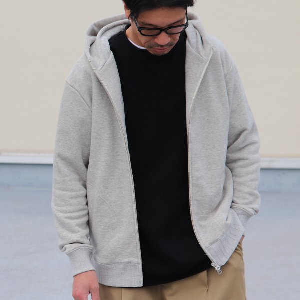 画像3: 30/8 吊り裏毛 スタンド フードZIPパーカー【MADE IN JAPAN】【送料無料】『日本製』 / Upscape Audience