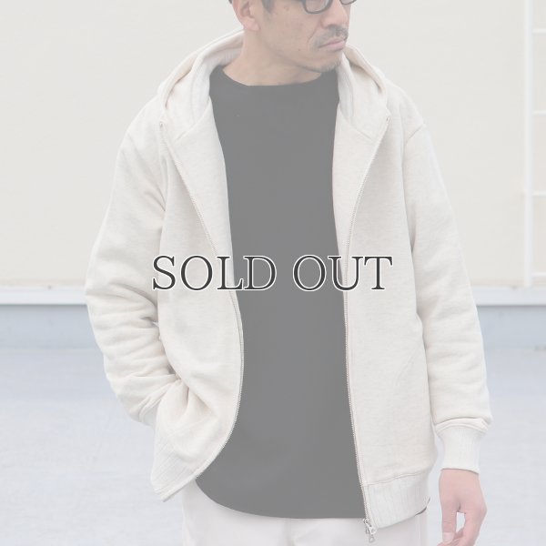 画像2: 30/8 吊り裏毛 スタンド フードZIPパーカー【MADE IN JAPAN】【送料無料】『日本製』 / Upscape Audience
