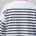 画像16: 「尾州」12オンス パネルボーダー ボートネック ハーフスリーブ ボクシーTシャツ【MADE IN JAPAN】『日本製』/ Upscape Audience