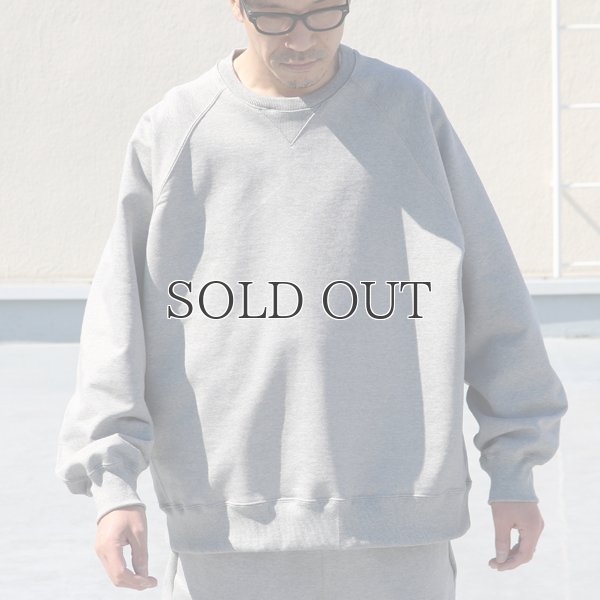 画像3: 「尾州」16オンス ハードコンパクト ヘビー裏毛 ラグラン XL ガゼットクルーネック スウェット【MADE IN JAPAN】【送料無料】『日本製』 / Upscape Audience