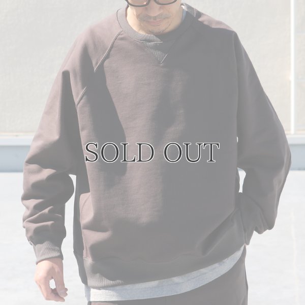 画像10: 「尾州」16オンス ハードコンパクト ヘビー裏毛 ラグラン XL ガゼットクルーネック スウェット【MADE IN JAPAN】【送料無料】『日本製』 / Upscape Audience
