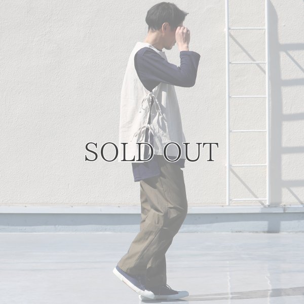 画像17: 綿麻ビンテージソフトキャンバス キーネック メディカルベスト『MADE IN JAPAN』『日本製』Upscape Audience