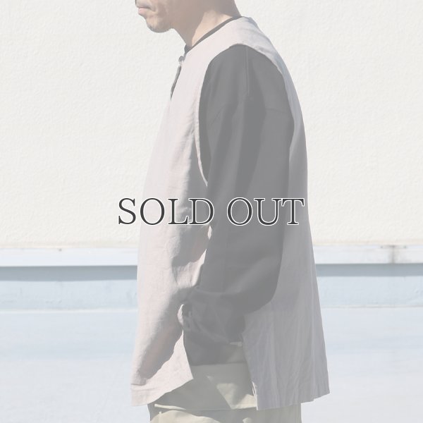 画像8: 綿麻ビンテージソフトキャンバス キーネック メディカルベスト『MADE IN JAPAN』『日本製』Upscape Audience