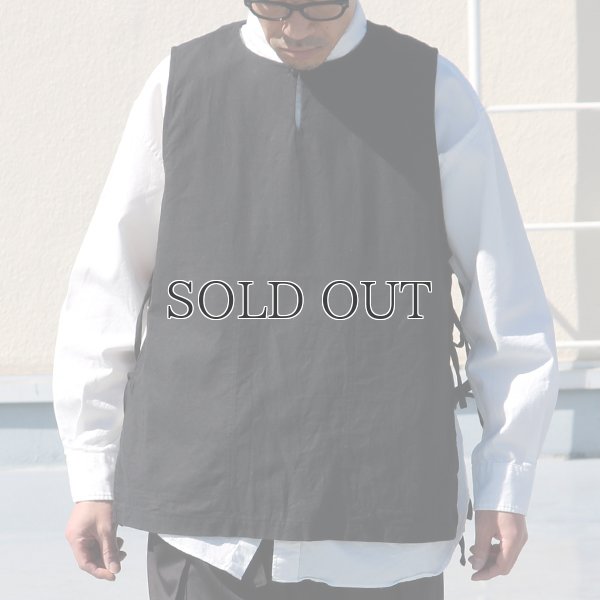 画像11: 綿麻ビンテージソフトキャンバス キーネック メディカルベスト『MADE IN JAPAN』『日本製』Upscape Audience