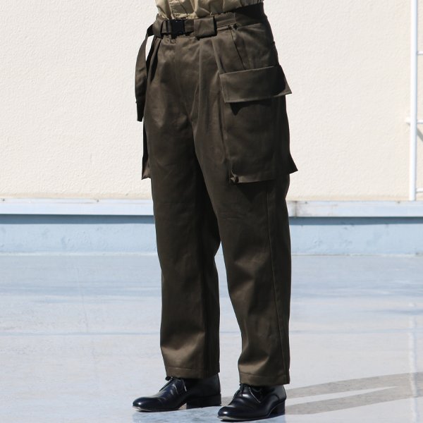 画像11: 30/2ウエポン M-44  ビッグカーゴ ベルト付 2タックワイドイージーパンツ【MADE IN JAPAN】『日本製』/ Upscape Audience