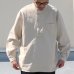画像3: 綿麻ビンテージソフトキャンバス コックオーバー ボクシーシャツ【MADE IN JAPAN】『日本製』/ Upscape Audience