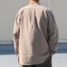 画像12: 綿麻ビンテージソフトキャンバス コックオーバー ボクシーシャツ【MADE IN JAPAN】『日本製』/ Upscape Audience