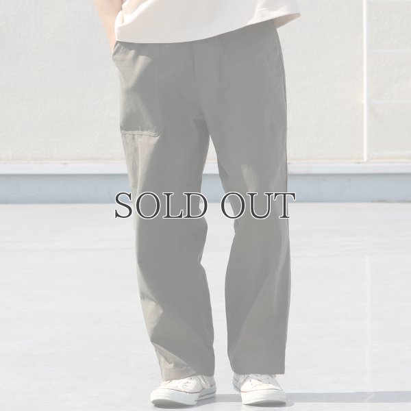 画像11: 綿麻ビンテージソフトキャンバス ベイカー ワイドイージーパンツ【MADE IN JAPAN】『日本製』【送料無料】 / Upscape Audience