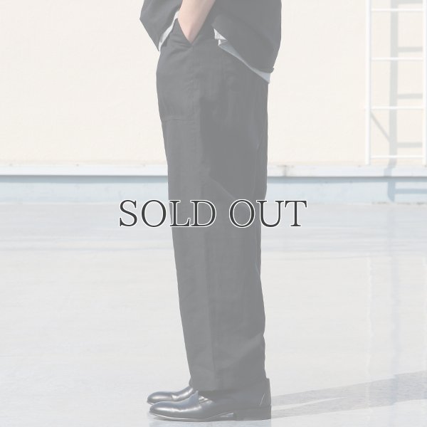 画像16: 綿麻ビンテージソフトキャンバス ベイカー ワイドイージーパンツ【MADE IN JAPAN】『日本製』【送料無料】 / Upscape Audience