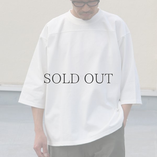 画像4: ヘビーウェイト プレーティング天竺（11オンス）フットボール 3/4スリーブ Tシャツ【MADE IN JAPAN】『日本製』/ Upscape Audience