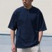 画像3: VORTEX8オンス（MVS天竺）コンチョボタンヘンリー ハーフスリーブ テーパードTシャツ【MADE IN JAPAN】『日本製』/ Upscape Audience