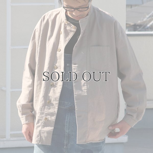 画像3: 綿麻ビンテージソフトキャンバス ボクシーシェフコート【MADE IN JAPAN】『日本製』【送料無料】/ Upscape Audience