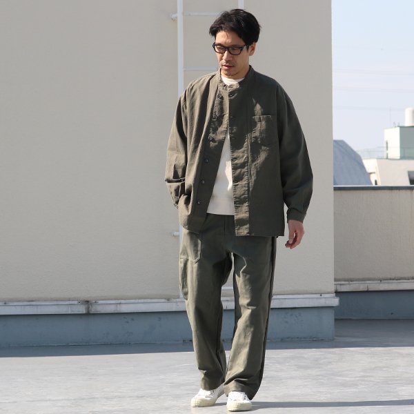 画像8: 綿麻ビンテージソフトキャンバス ボクシーシェフコート【MADE IN JAPAN】『日本製』【送料無料】/ Upscape Audience