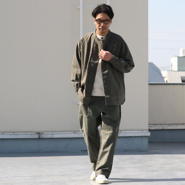 画像7: 綿麻ビンテージソフトキャンバス ボクシーシェフコート【MADE IN JAPAN】『日本製』【送料無料】/ Upscape Audience