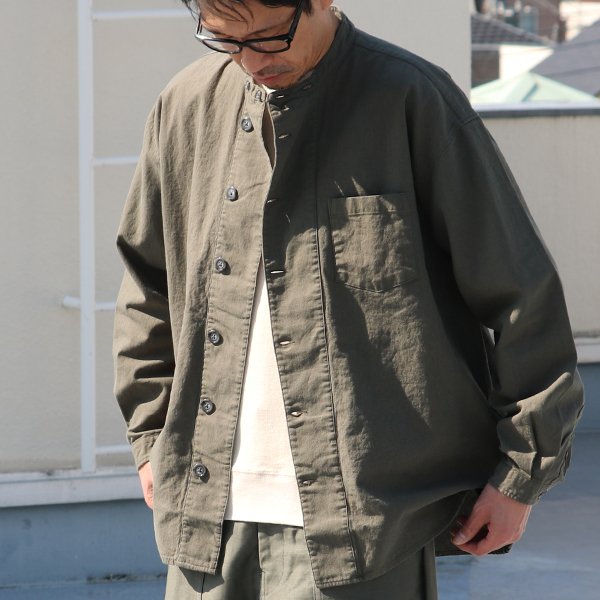 画像3: 綿麻ビンテージソフトキャンバス ボクシーシェフコート【MADE IN JAPAN】『日本製』【送料無料】/ Upscape Audience