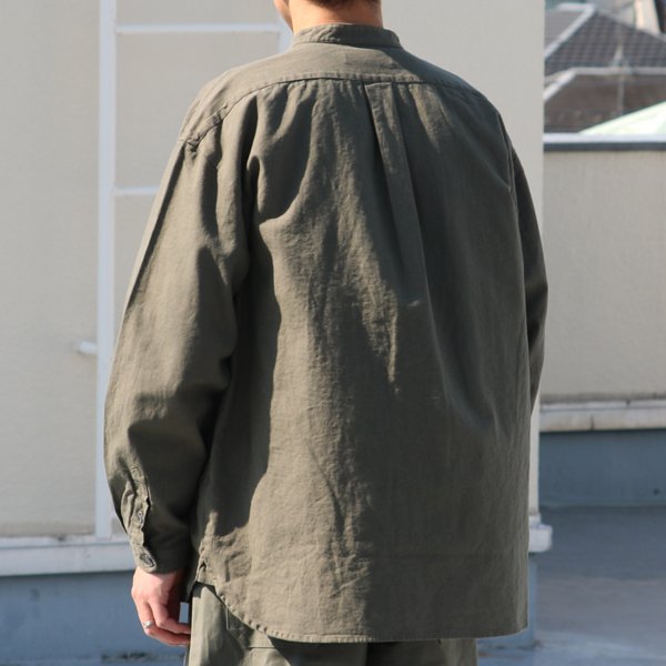 画像6: 綿麻ビンテージソフトキャンバス ボクシーシェフコート【MADE IN JAPAN】『日本製』【送料無料】/ Upscape Audience