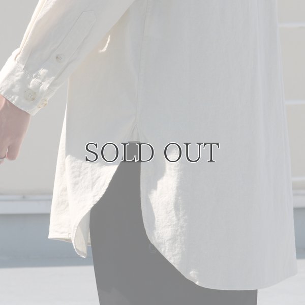 画像15: 綿麻ビンテージソフトキャンバス Aライン ローマシャツコート【MADE IN JAPAN】『日本製』【送料無料】/ Upscape Audience