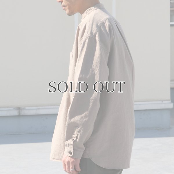 画像5: 綿麻ビンテージソフトキャンバス コックオーバー ボクシーシャツ【MADE IN JAPAN】『日本製』/ Upscape Audience
