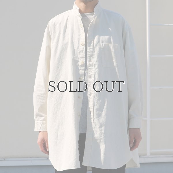 画像8: 綿麻ビンテージソフトキャンバス Aライン ローマシャツコート【MADE IN JAPAN】『日本製』【送料無料】/ Upscape Audience