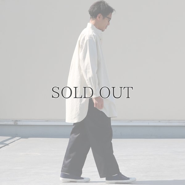 画像5: 綿麻ビンテージソフトキャンバス Aライン ローマシャツコート【MADE IN JAPAN】『日本製』【送料無料】/ Upscape Audience