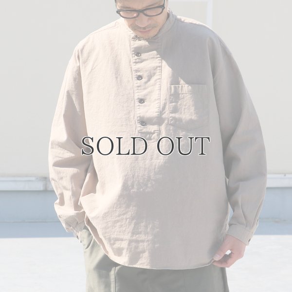 画像9: 綿麻ビンテージソフトキャンバス コックオーバー ボクシーシャツ【MADE IN JAPAN】『日本製』/ Upscape Audience