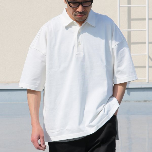 画像8: VORTEX 8オンス(MVS天竺) サイドスリット ボクシーAラインポロシャツ【MADE IN JAPAN】『日本製』/ Upscape Audience