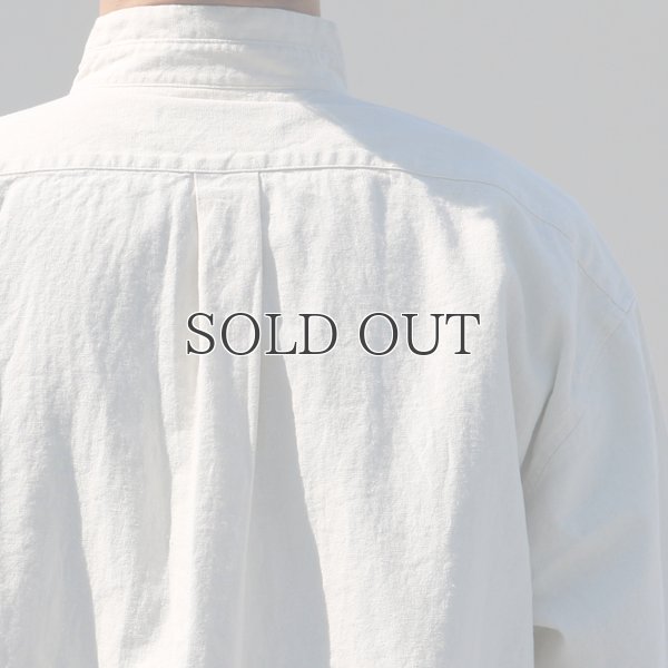 画像14: 綿麻ビンテージソフトキャンバス Aライン ローマシャツコート【MADE IN JAPAN】『日本製』【送料無料】/ Upscape Audience