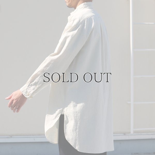 画像10: 綿麻ビンテージソフトキャンバス Aライン ローマシャツコート【MADE IN JAPAN】『日本製』【送料無料】/ Upscape Audience