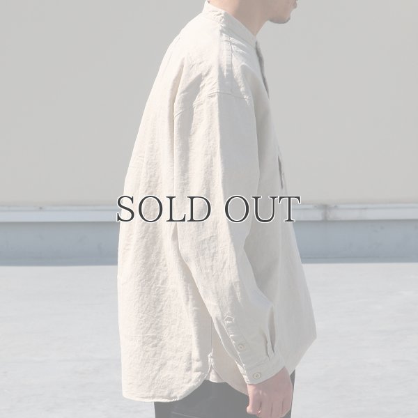 画像6: 綿麻ビンテージソフトキャンバス コックオーバー ボクシーシャツ【MADE IN JAPAN】『日本製』/ Upscape Audience