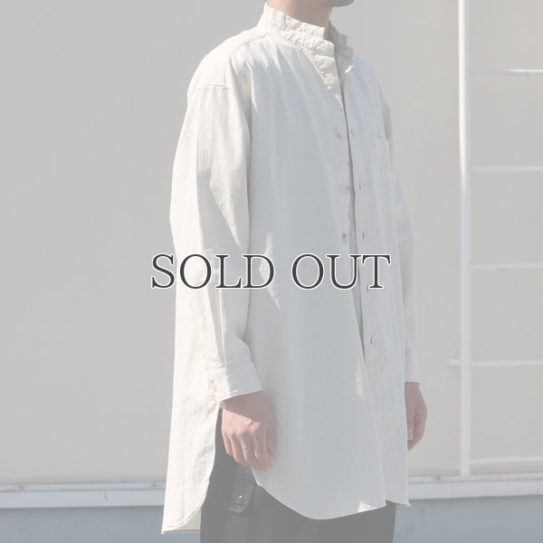 画像12: 綿麻ビンテージソフトキャンバス Aライン ローマシャツコート【MADE IN JAPAN】『日本製』【送料無料】/ Upscape Audience