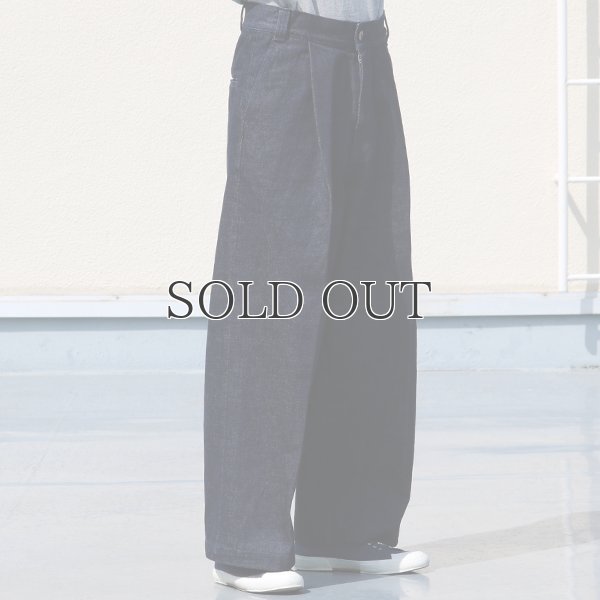 画像14: 赤耳（セルヴィッチ）インディゴデニム 1タックワイドパンツ 【MADE IN JAPAN】『日本製』【送料無料】/ Upscape Audience