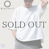 VORTEX 8オンス（MVS天竺）サイドスリット ハーフスリーブ ボクシーTee【MADE IN JAPAN】『日本製』/ Upscape Audience