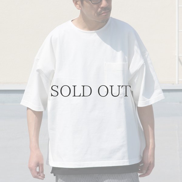 画像4: VORTEX 8オンス（MVS天竺）サイドスリット ハーフスリーブ ボクシーTee【MADE IN JAPAN】『日本製』/ Upscape Audience