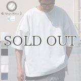 VORTEX 8オンス（MVS天竺）サイドスリット ハーフスリーブ ボクシーTee【MADE IN JAPAN】『日本製』/ Upscape Audience