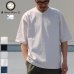 画像1: VORTEX8オンス（MVS天竺）コンチョボタンヘンリー ハーフスリーブ テーパードTシャツ【MADE IN JAPAN】『日本製』/ Upscape Audience (1)