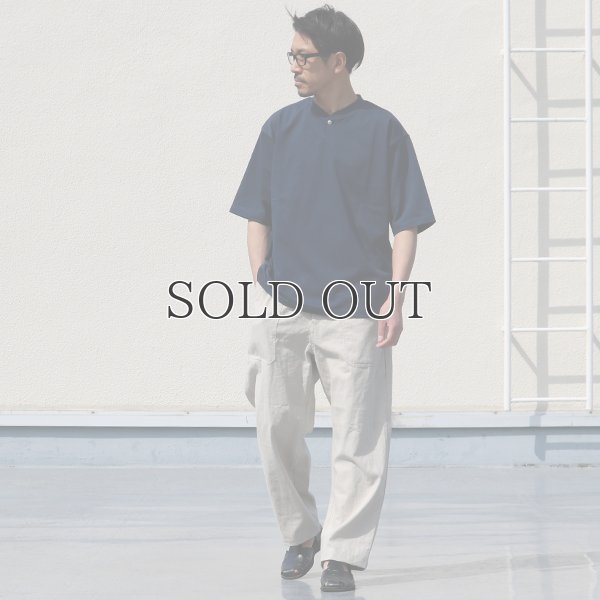 画像7: VORTEX8オンス(MVS天竺)コンチョボタンヘンリー ハーフスリーブ テーパードTシャツ【MADE IN JAPAN】『日本製』/ Upscape Audience