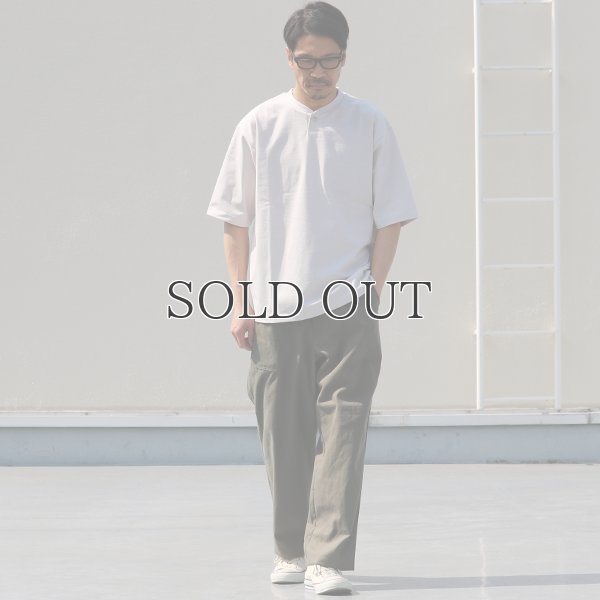 画像8: VORTEX8オンス（MVS天竺）コンチョボタンヘンリー ハーフスリーブ テーパードTシャツ【MADE IN JAPAN】『日本製』/ Upscape Audience