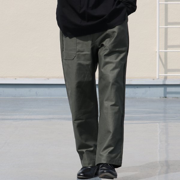 画像7: グリストーンW ヨコムラバックサテン ベイカーワイドイージーパンツ【MADE IN JAPAN】『日本製』【送料無料】/ Upscape Audience