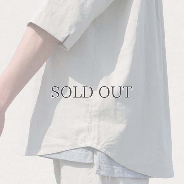 画像15: 綿麻ビンテージソフトキャンバス スリーピング ハーフスリーブ シャツ【MADE IN JAPAN】『日本製』/ Upscape Audience