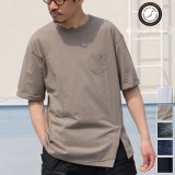 コーマ天竺 C/N ポケ付 スリットロールアップTee【MADE IN JAPAN】『日本製』/ Upscape Audience 