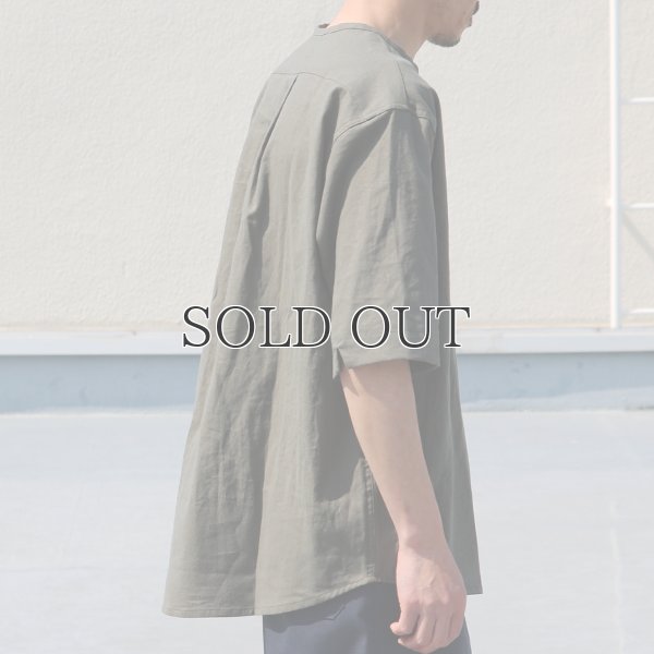 画像5: 綿麻ビンテージソフトキャンバス スリーピング ハーフスリーブ シャツ【MADE IN JAPAN】『日本製』/ Upscape Audience
